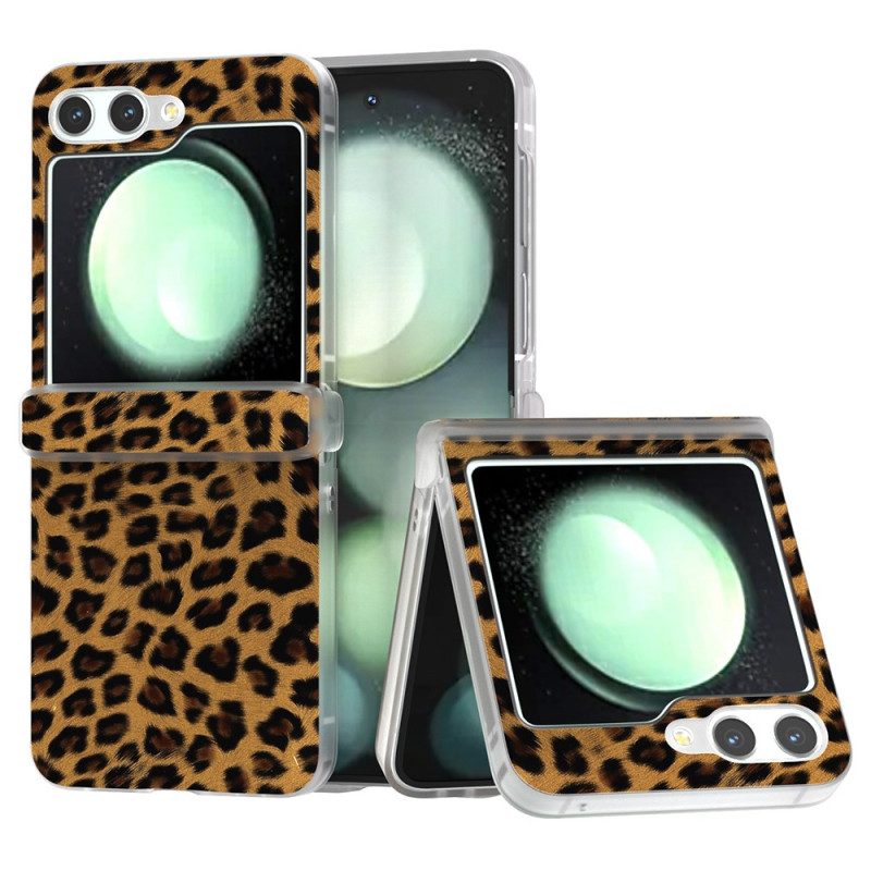 Skal Samsung Galaxy Z Flip 6 Leopardstil