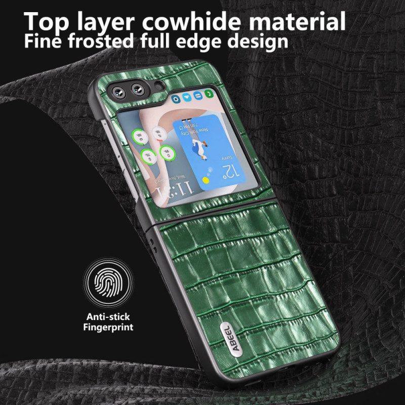 Skal Samsung Galaxy Z Flip 6 Premium Crocodile Texture