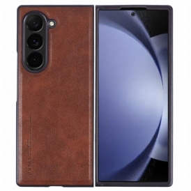 Skal Samsung Galaxy Z Fold 6 Telefonfodral Faux Leather X-level