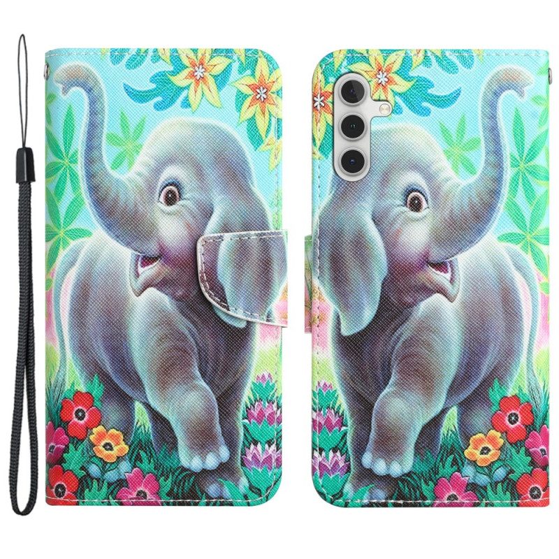 Skyddsfodral Samsung Galaxy S24 Plus 5g Elefant Med Rem