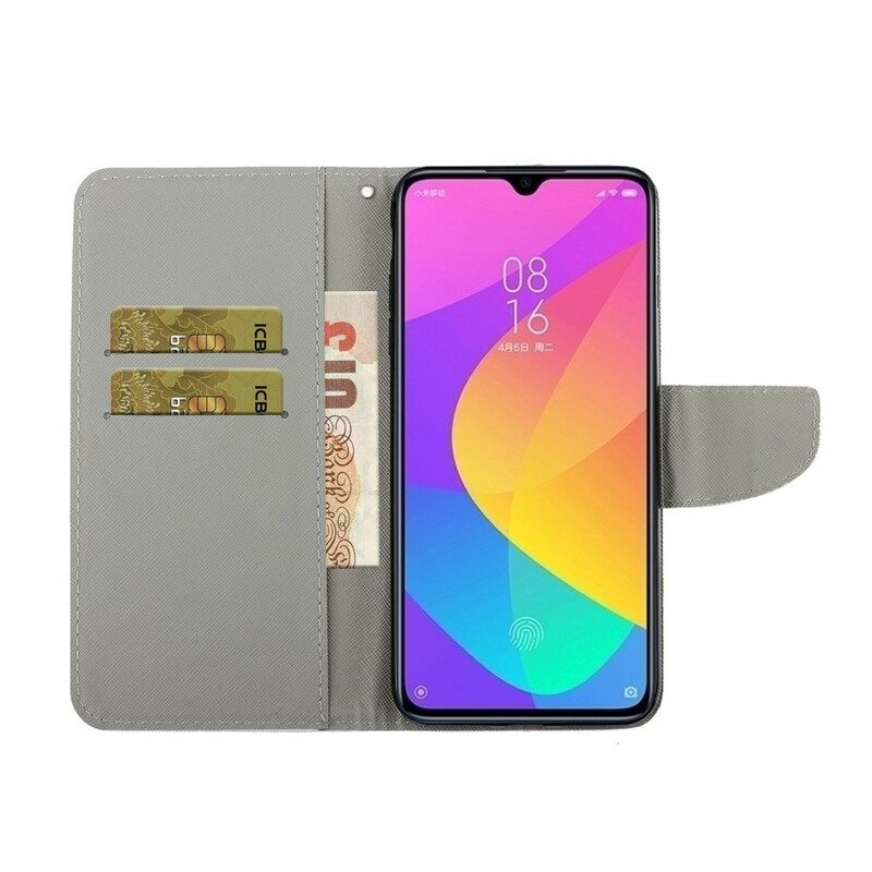 Fodral För Xiaomi Redmi 9 Med Kedjar Flashy Strappy Mandala