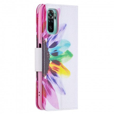 Fodral För Xiaomi Redmi Note 10 / 10S Akvarellblomma