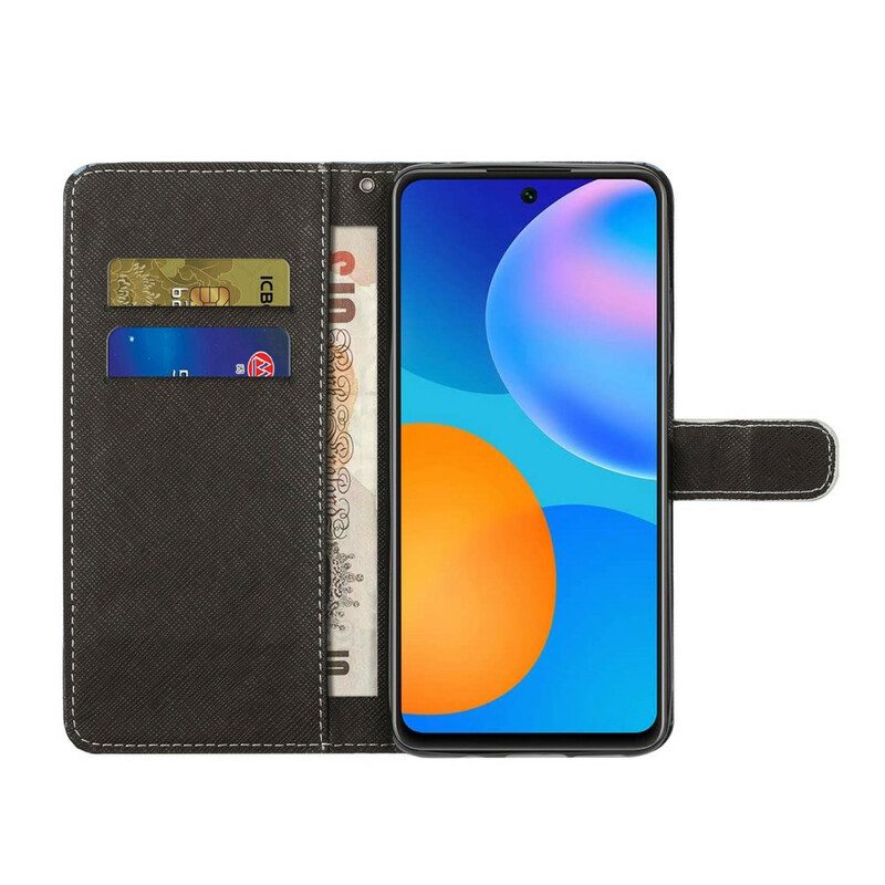 Fodral För Xiaomi Redmi Note 10 5G / Poco M3 Pro 5G Med Kedjar Thong Leopard