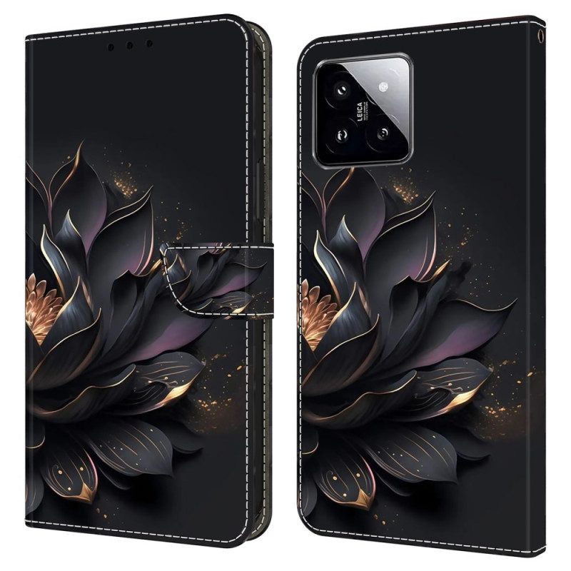 Fodral Xiaomi 14 Lila Lotus