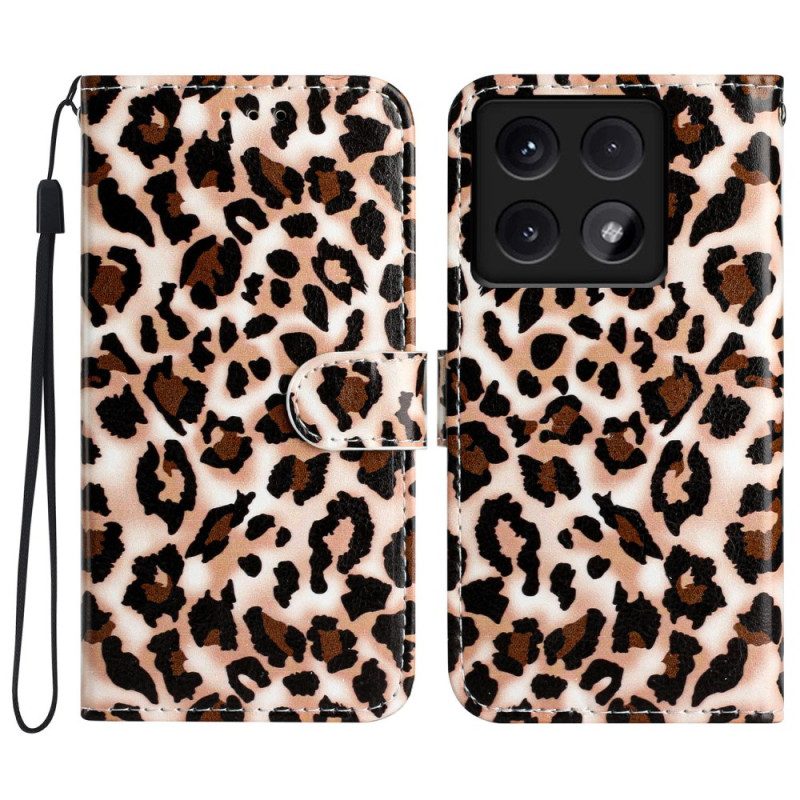 Fodral Xiaomi 14t Leopardtryck