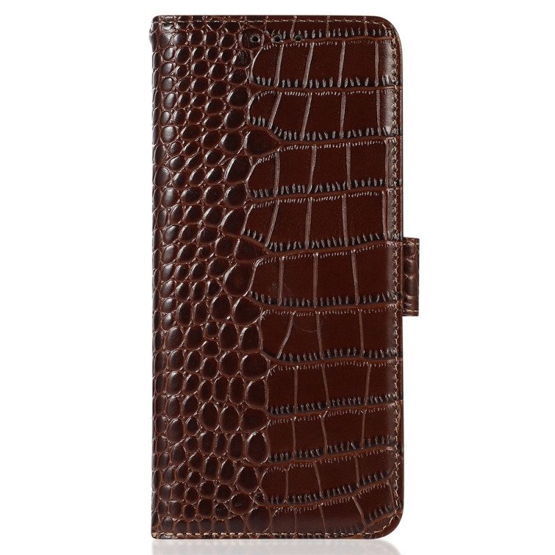 Fodral Xiaomi 14t Pro Crocodile Texture Läder