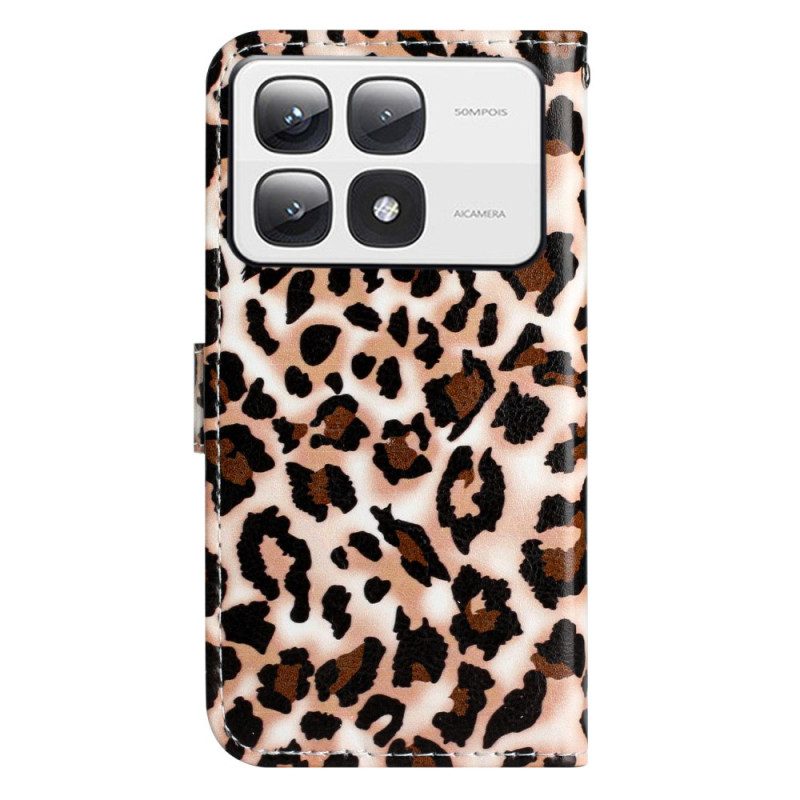 Fodral Xiaomi 14t Pro Leopardtryck