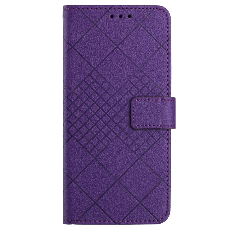 Fodral Xiaomi Redmi Note 13 4g Strappy Diamond Mönster