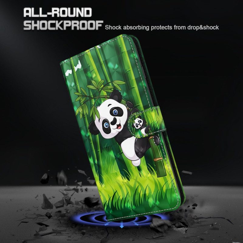 Fodral Xiaomi Redmi Note 13 5g Bambu Panda Med Rem