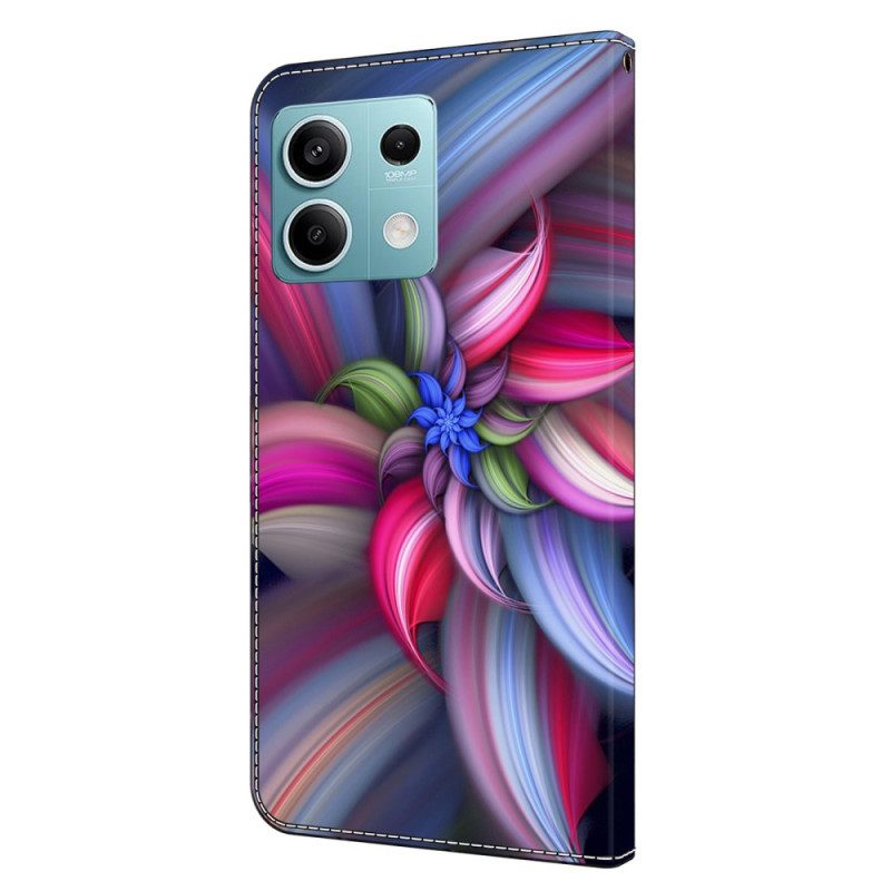 Fodral Xiaomi Redmi Note 13 5g Färgglada Blommor