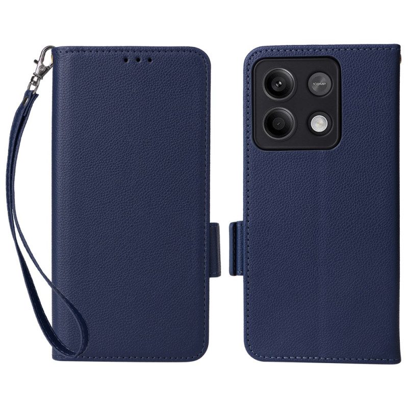 Fodral Xiaomi Redmi Note 13 5g Med Strap Wallet