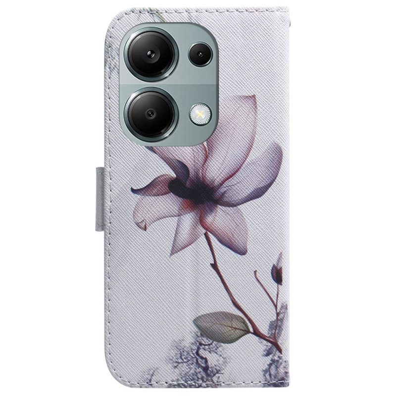 Fodral Xiaomi Redmi Note 13 Pro 4g Rosa Blomma