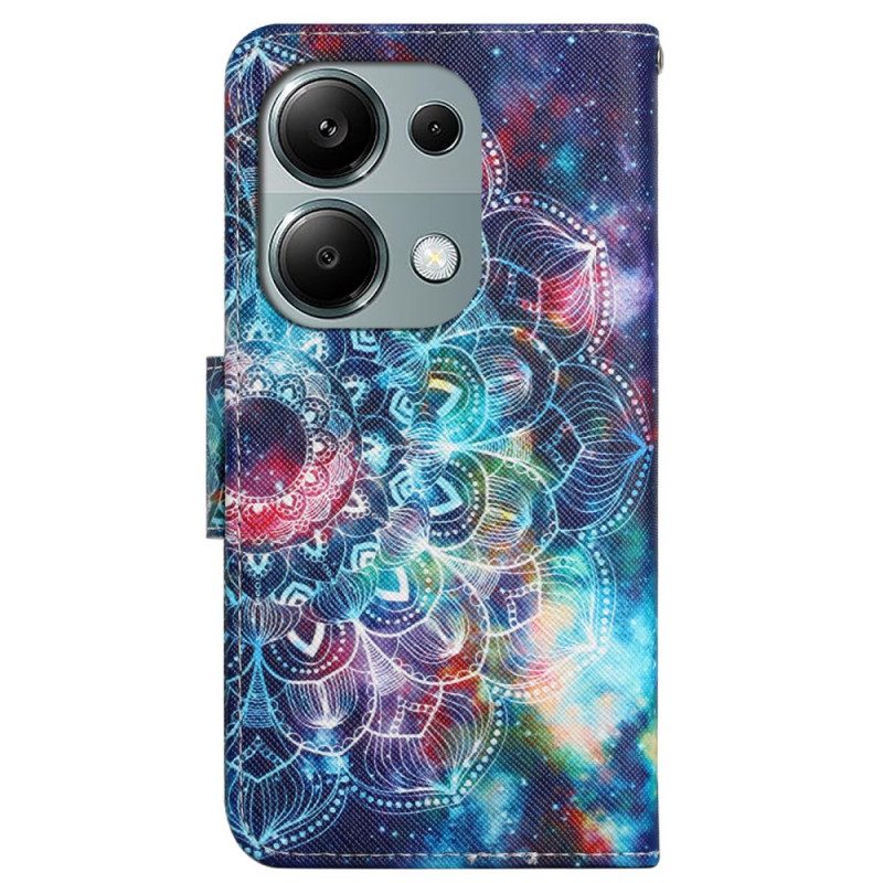 Fodral Xiaomi Redmi Note 13 Pro 4g Stjärnhimmel Och Lanyard Mandala