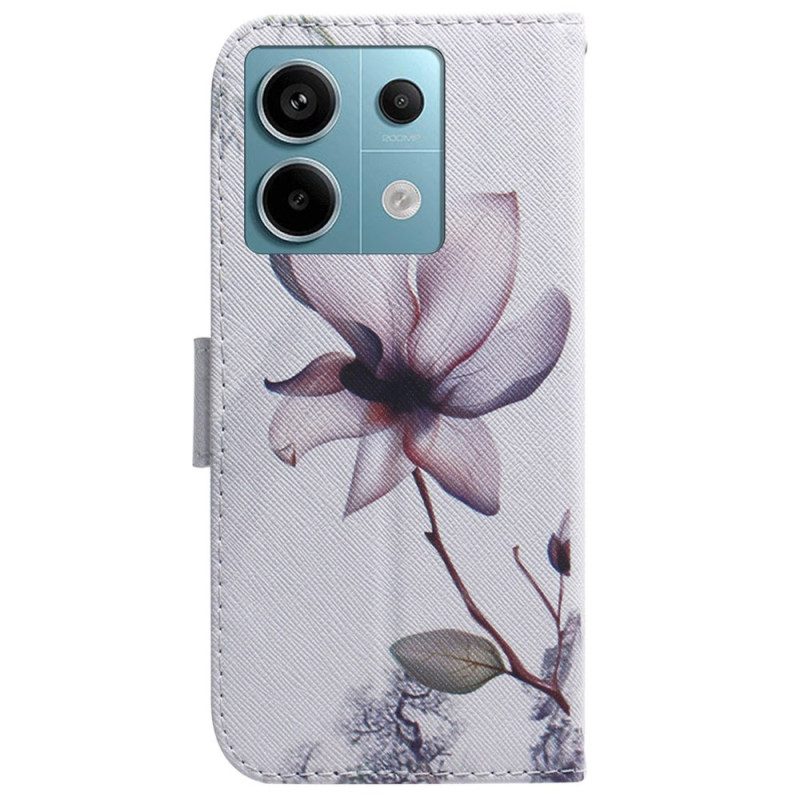 Fodral Xiaomi Redmi Note 13 Pro 5g Rosa Blomma