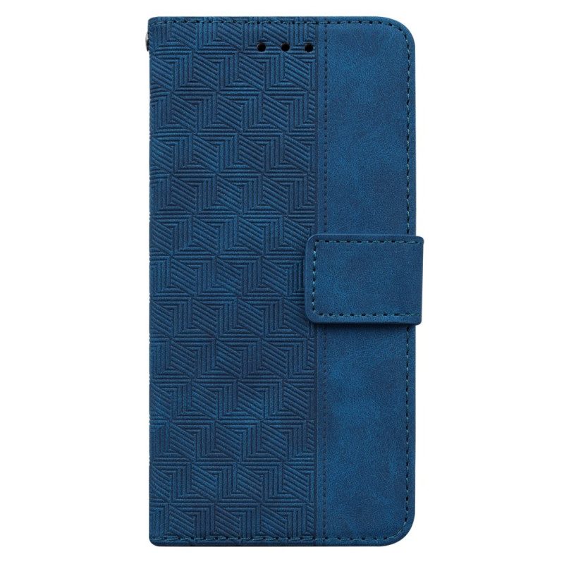 Fodral Xiaomi Redmi Note 13 Pro 5g Strappy Vävt Mönster