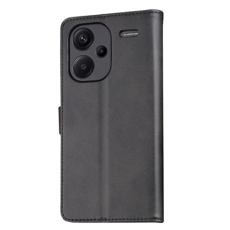 Fodral Xiaomi Redmi Note 13 Pro Plus 5g Azns Lädereffekt