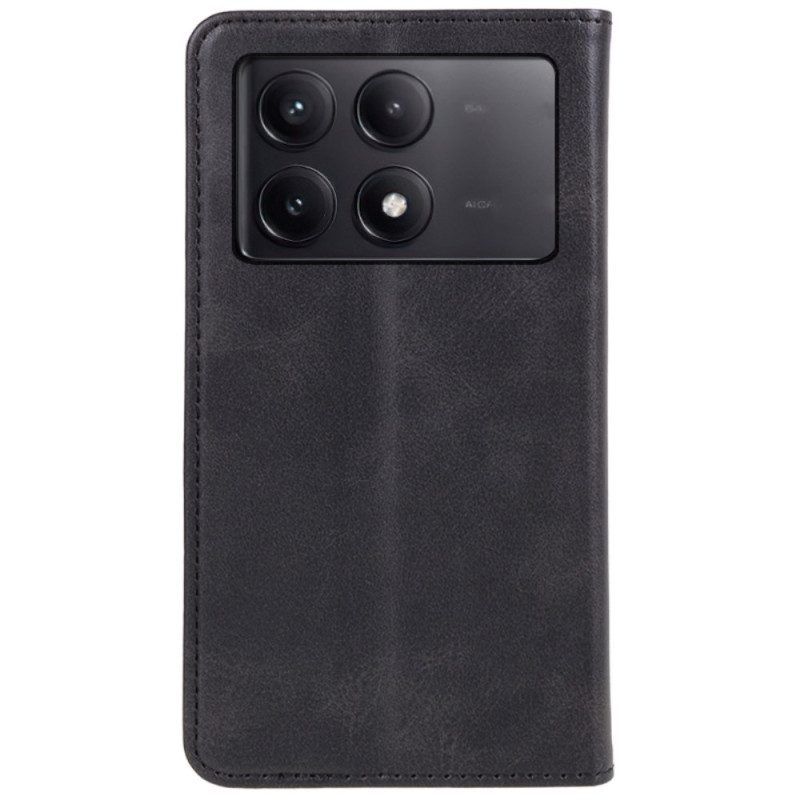 Folio-fodral Poco X6 Pro 5g Strukturerad