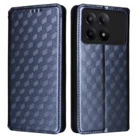 Folio-fodral Poco X6 Pro 5g Telefonfodral 3d-diamanter