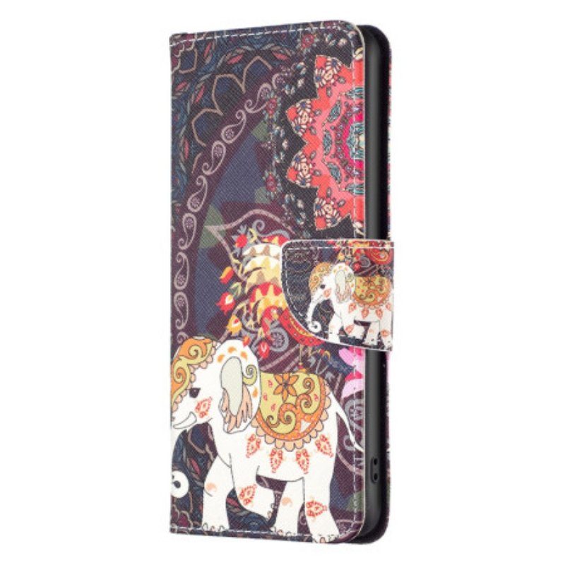 Folio-fodral Xiaomi 13 Pro Tribal Elefant