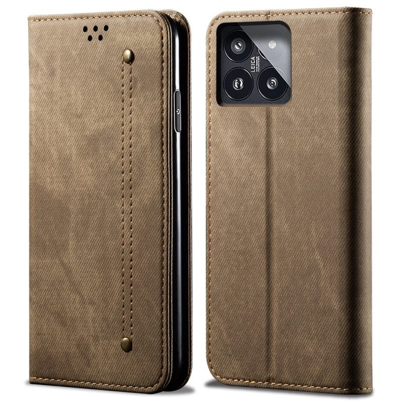 Folio-fodral Xiaomi 14 Jeanstyg