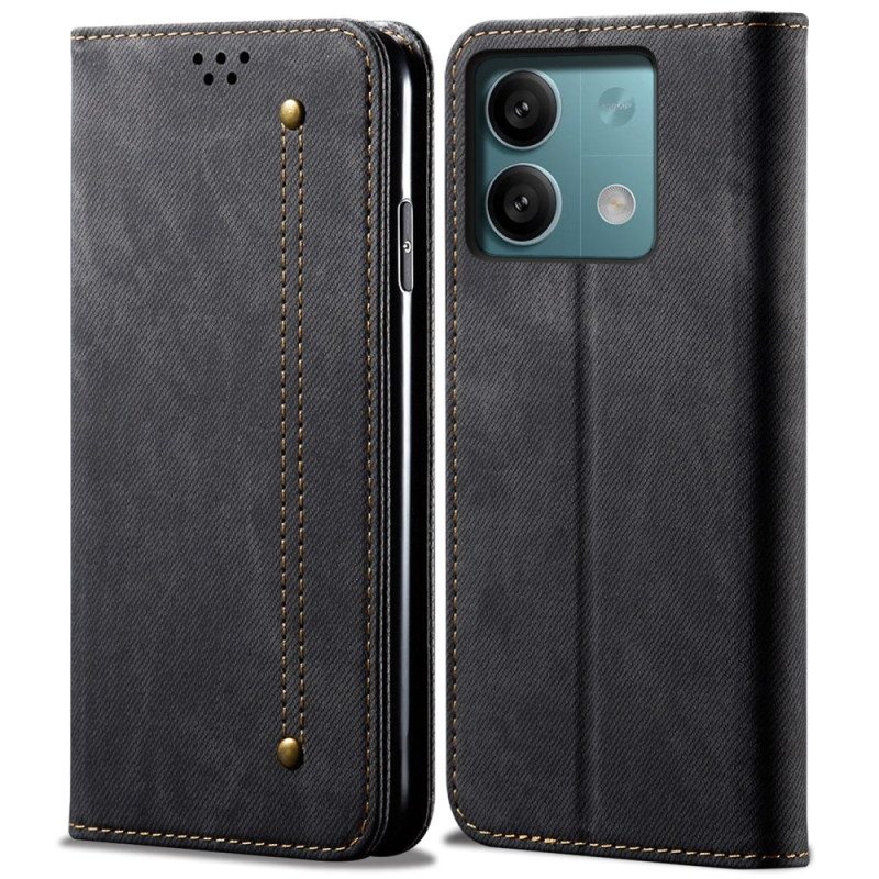 Folio-fodral Xiaomi Redmi Note 13 4g Jeanstyg