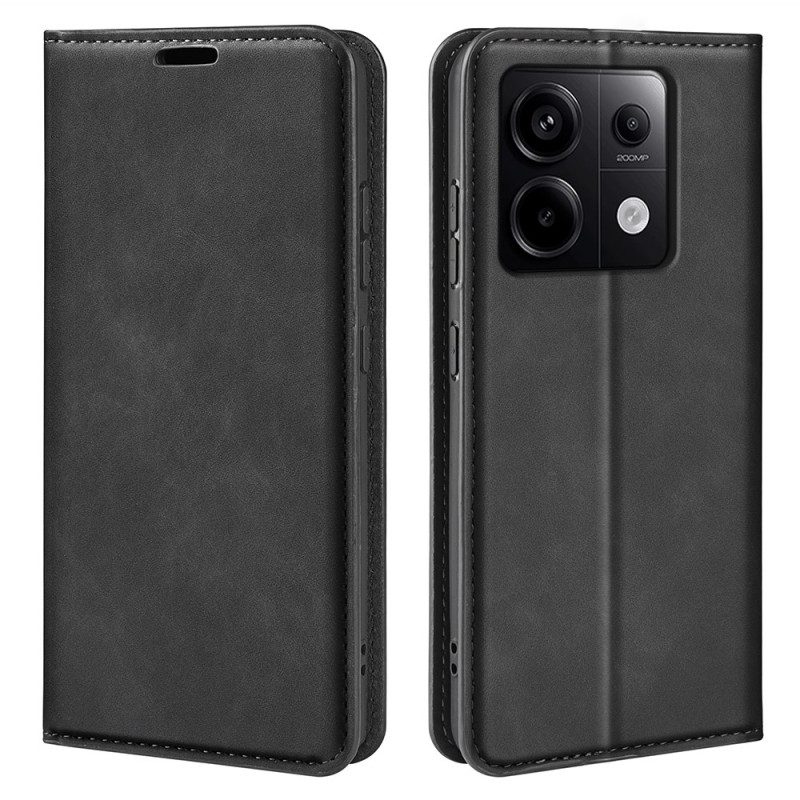 Folio-fodral Xiaomi Redmi Note 13 Pro 5g Läderstil