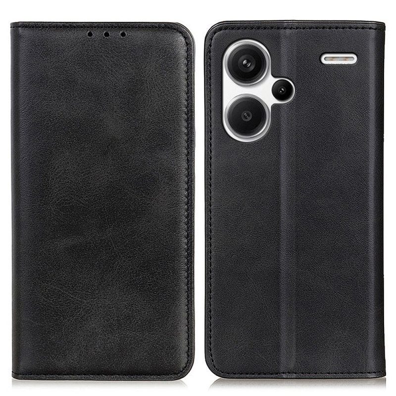 Folio-fodral Xiaomi Redmi Note 13 Pro Plus 5g Telefonfodral Split Läder