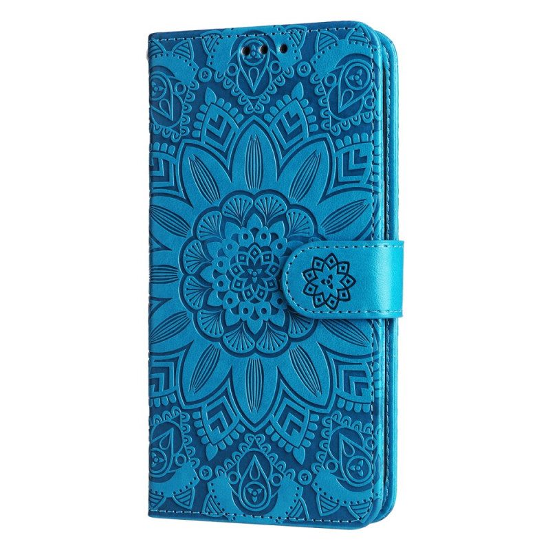 Läderfodral Xiaomi Redmi Note 13 Pro 4g Telefonfodral Mandala Med Rem