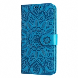 Läderfodral Xiaomi Redmi Note 13 Pro 4g Telefonfodral Mandala Med Rem