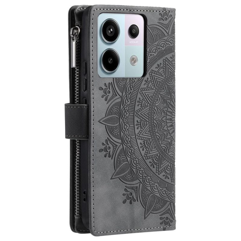 Läderfodral Xiaomi Redmi Note 13 Pro 5g Telefonfodral Mandala Remplånbok