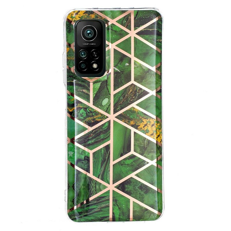 Skal För Xiaomi Mi 10T / 10T Pro Colorful Geometry Marble 2