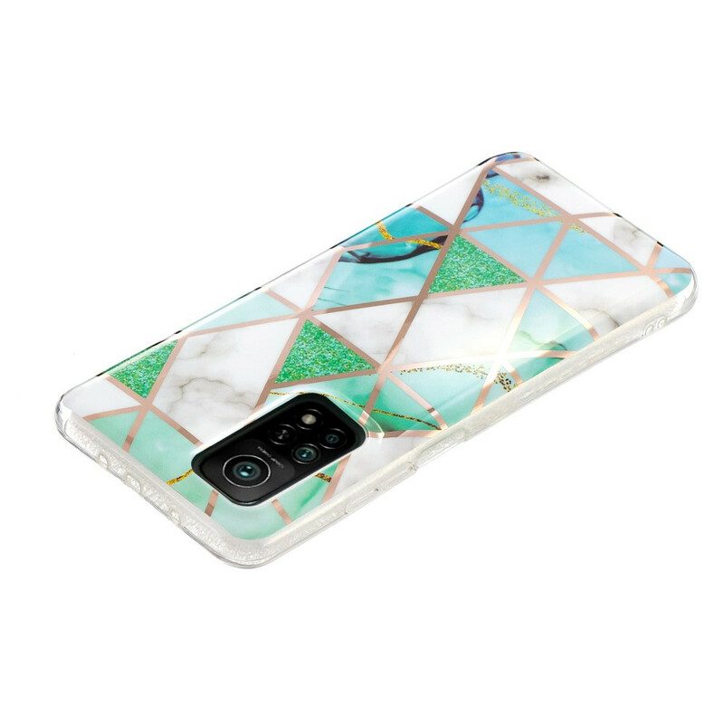 Skal För Xiaomi Mi 10T / 10T Pro Colorful Geometry Marble 2