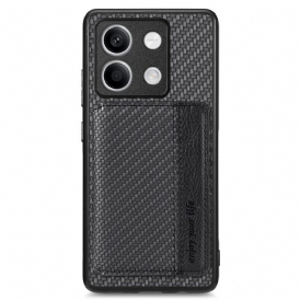 Skal För Xiaomi Redmi Note 13 5g Carbon Fiber Texture Korthållare