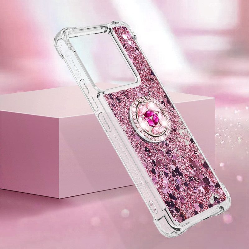 Skal För Xiaomi Redmi Note 13 Pro 5g Glitter Ring-holder