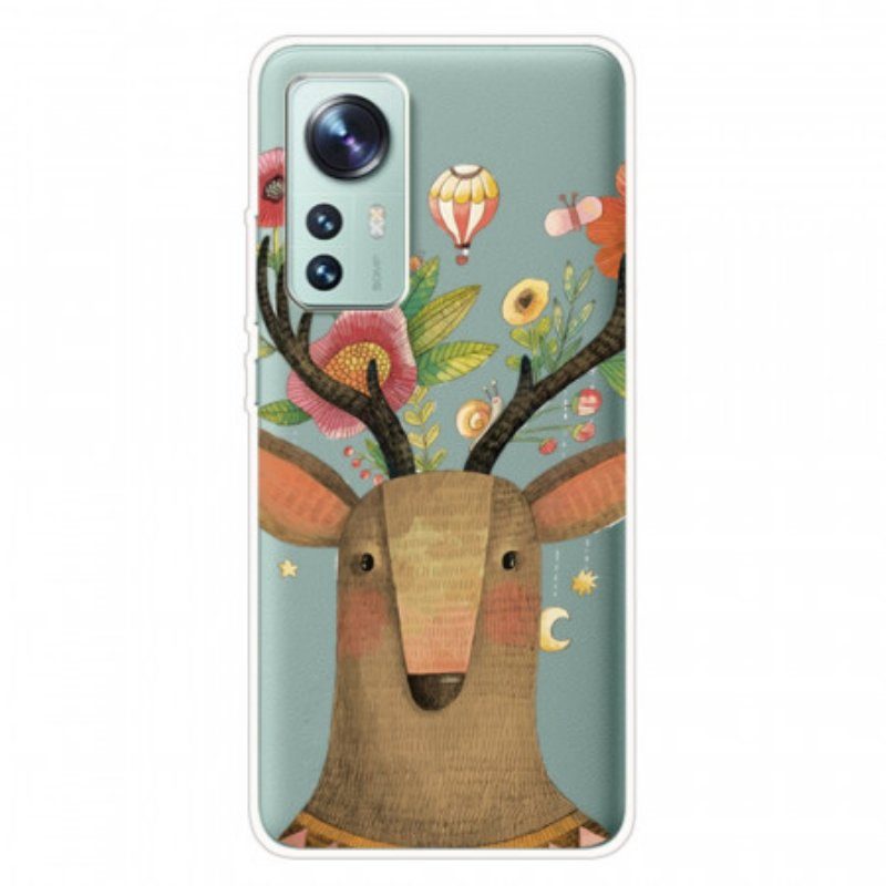 Skal Xiaomi 12 Pro Silikon Tribal Deer