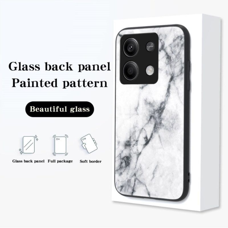 Skal Xiaomi Redmi Note 13 5g Marmor Härdat Glas