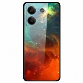 Skal Xiaomi Redmi Note 13 5g Telefonfodral Färgat Himmelshärdat Glas