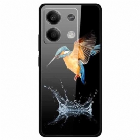 Skal Xiaomi Redmi Note 13 5g Telefonfodral Kronfågel Av Härdat Glas