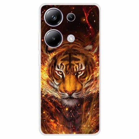 Skal Xiaomi Redmi Note 13 Pro 4g Tiger In Flames