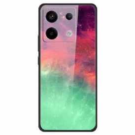 Skal Xiaomi Redmi Note 13 Pro 5g Färgat Mönster Av Härdat Glas