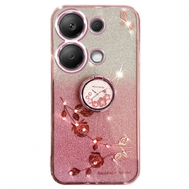 Skal Xiaomi Redmi Note 13 Pro 5g Glitter Och Rhinestone Ring-holder