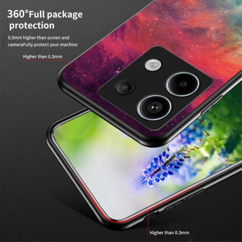 Skal Xiaomi Redmi Note 13 Pro 5g Kosmisk Stjärnhimmel Härdat Glas