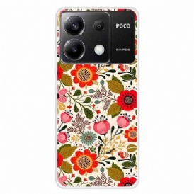 Skal Xiaomi Redmi Note 13 Pro 5g Telefonfodral Färgglada Blommor