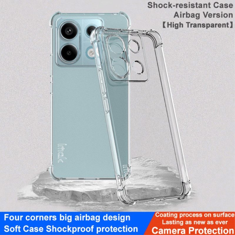 Skal Xiaomi Redmi Note 13 Pro 5g Telefonfodral Transparenta Krockkuddar Imak