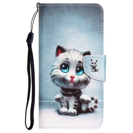 Skyddsfodral Poco C65 Blue Eyed Cat Med Rem