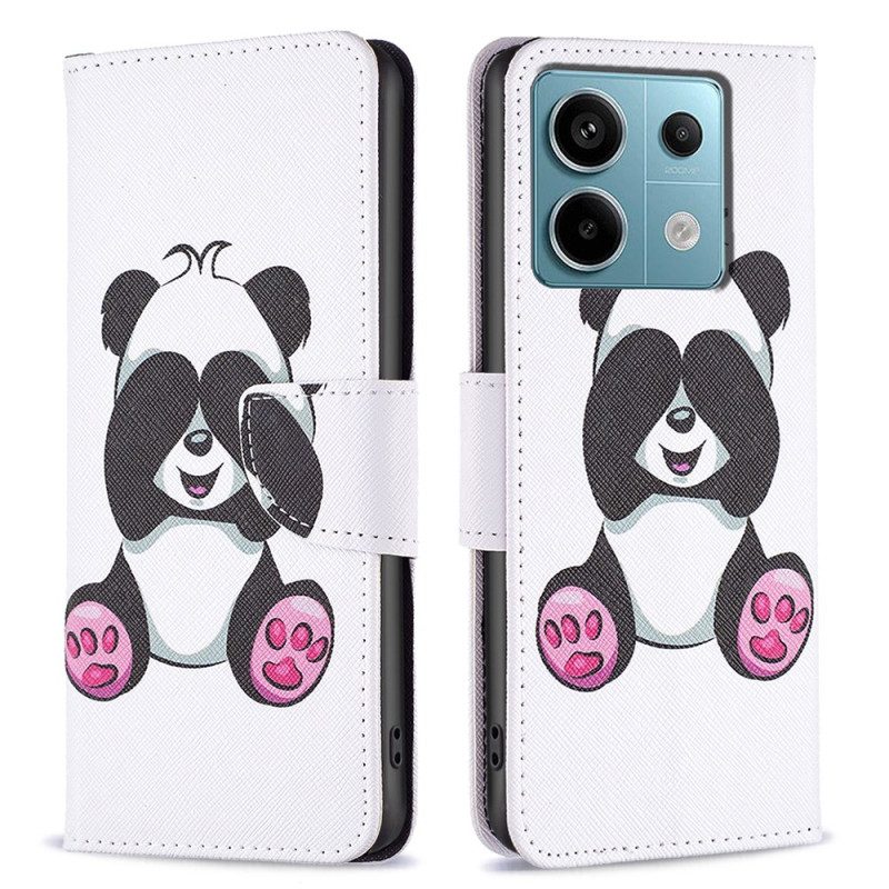 Skyddsfodral Xiaomi Redmi Note 13 Pro 4g Pandamönster