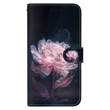 Skyddsfodral Xiaomi Redmi Note 13 Pro 4g Purple Peony Strap Case