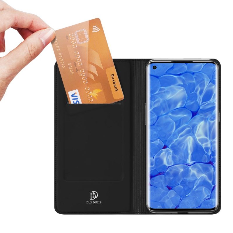 Folio-fodral För Oppo Reno 6 Pro 5G Läderfodral Dux Ducis Skin Pro Series