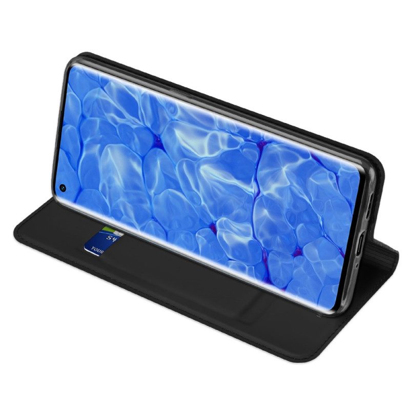 Folio-fodral För Oppo Reno 6 Pro 5G Läderfodral Dux Ducis Skin Pro Series