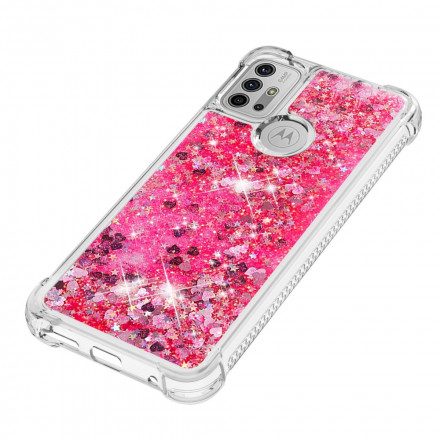 Skal För Moto G10 / G30 Desire Glitter